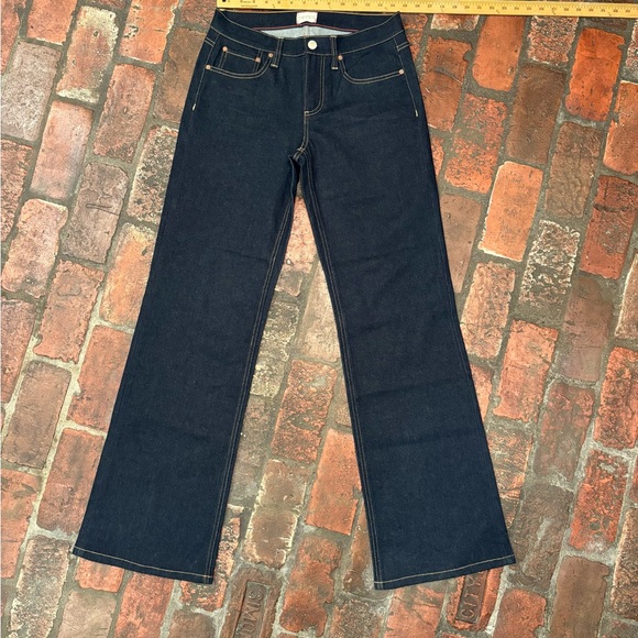 Alice + Olivia Bodie Dark Rinse Jeans, low rise, full length, perfect bootcut. - Picture 5 of 10